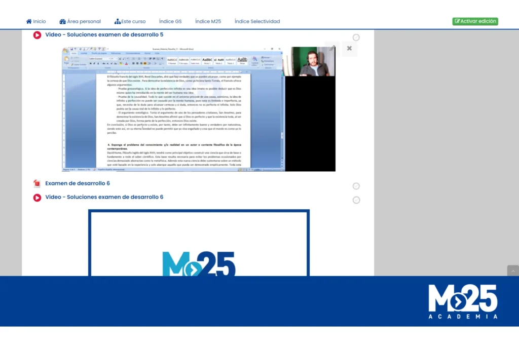 Campus Virtual de Academia M25