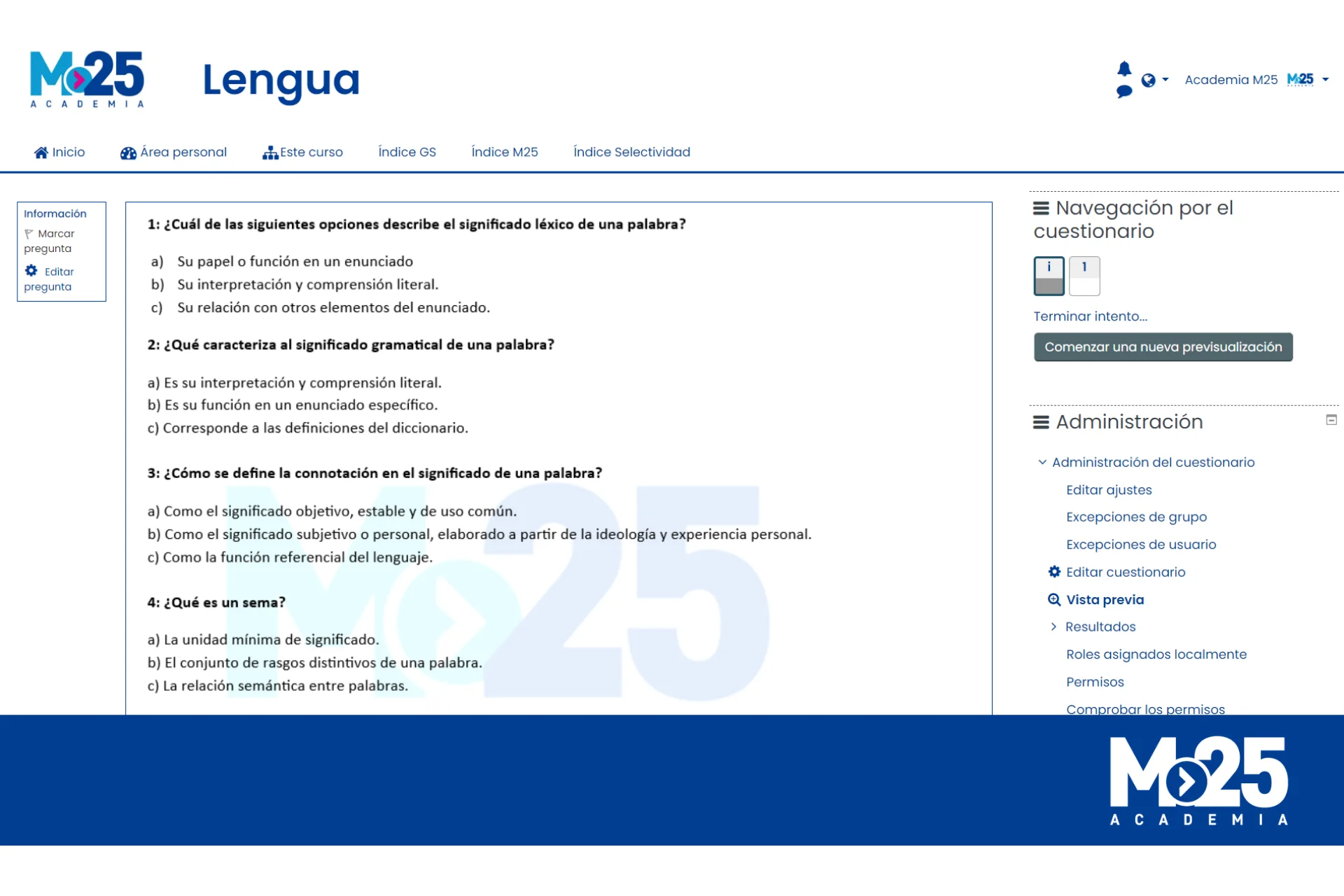 Campus Virtual de Academia M25