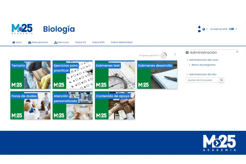 Campus Virtual de Academia M25